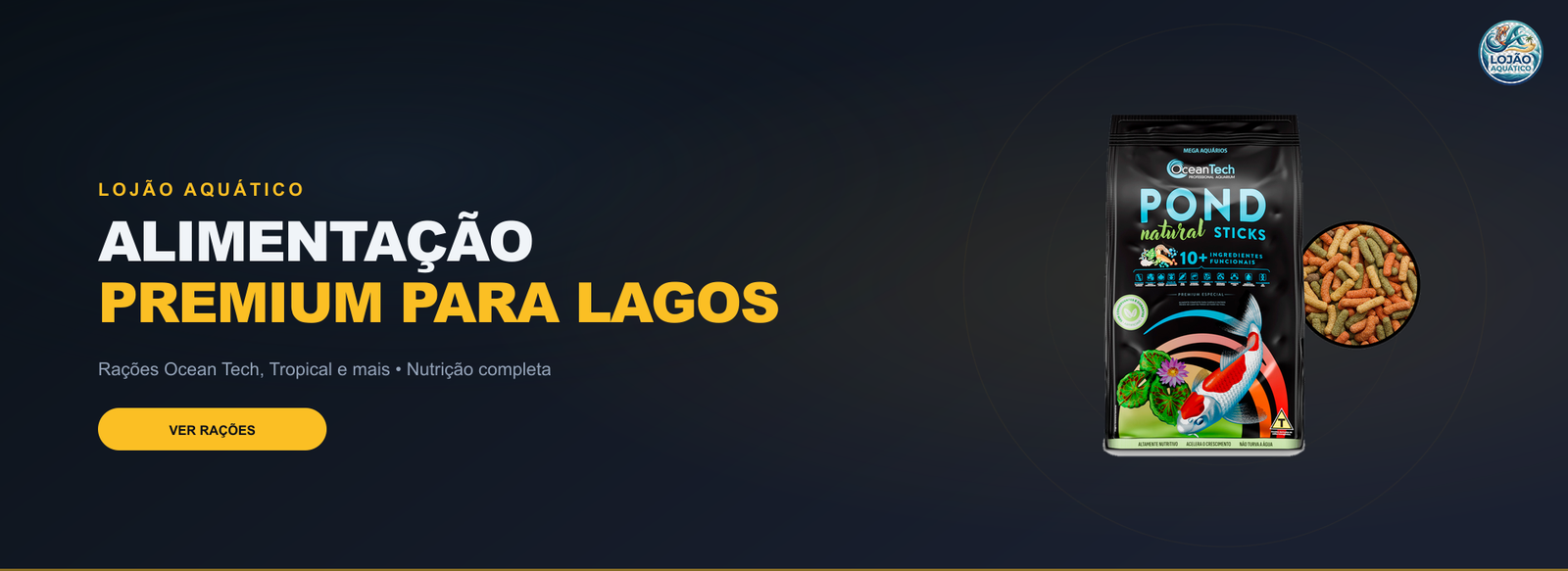 Alimentação Premium para Lagos